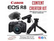 Cámara Canon EOS R8 Content Creator Kit. Adquirila en cuotas! Cámara Canon EOS R8 Content Creator Kit. Adquirila en cuotas!