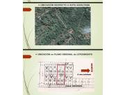 VENDO 4 TERRENOS A 1 CDRA DE RUTA AREGUA VENDO 4 TERRENOS A 1 CDRA DE RUTA AREGUA