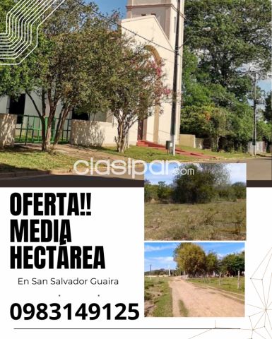ÚNICA OPORTUNIDAD MEDIA HECTÁREA A PRECIO DE LOTE!! | Clasipar Propiedades rurales - ÚNICA OPORTUNIDAD MEDIA HECTÁREA A PRECIO DE LOTE!!