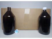 FRASCOS / BOTELLAS DE VIDRIO AMBAR CON TAPA PARA ANALISIS DE 1000 ML CAJAS DE 12 UNIDADES FRASCOS / BOTELLAS DE VIDRIO AMBAR CON TAPA PARA ANALISIS DE 1000 ML CAJAS DE 12 UNIDADES