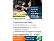 Realizamos Gestiones en el MINISTERIO DE INDUSTRIA Y COMERCIO Realizamos Gestiones en el MINISTERIO DE INDUSTRIA Y COMERCIO