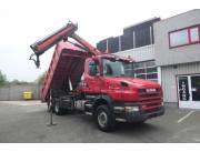 Scania T420 6x4 Tumba con grua Palfinger PK15002 Scania T420 6x4 Tumba con grua Palfinger PK15002