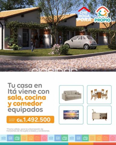 Casa+Terreno con Financiacion a Precio de Alquiler | Clasipar Casas - Casa+Terreno con Financiacion a Precio de Alquiler