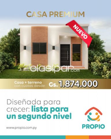 CASA PREMIUN+TERRENO FINANCIADO A PRECIO DE ALQUILER | Clasipar Casas - CASA PREMIUN+TERRENO FINANCIADO A PRECIO DE ALQUILER