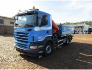 Scania R440 6x2 Tumba con grua Palfinger PK16001 Scania R440 6x2 Tumba con grua Palfinger PK16001