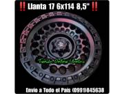 Llanta Deportiva 17 6x114 9 nuevos en caja. Especial para Nissan NP Navara Frontier Llanta Deportiva 17 6x114 9 nuevos en caja. Especial para Nissan NP Navara Frontier