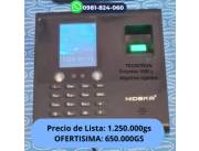 Reloj de Asistencia Biometrico-Oferta Reloj de Asistencia Biometrico-Oferta