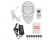 Máscara de fotones LED de 7 colores para rostro y cuello, instrumento de rejuvenecimiento Máscara de fotones LED de 7 colores para rostro y cuello, instrumento de rejuvenecimiento