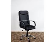 SILLA GIRATORIA PRESIDENTE ANA CROMADO NEGRO SILLA GIRATORIA PRESIDENTE ANA CROMADO NEGRO