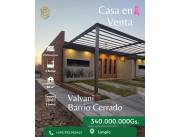 TU CASA NUEVA EN VALVANI - BARRIO CERRADO EN LIMPIO TU CASA NUEVA EN VALVANI - BARRIO CERRADO EN LIMPIO