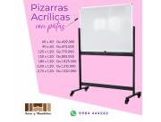 Pizarras acrílicas con patas Pizarras acrílicas con patas