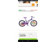 BICICLETA CALOI ARO 20 NEW TOTICA COLOR LILA - Edad Sugerida: 6 a 8 años. BICICLETA CALOI ARO 20 NEW TOTICA COLOR LILA - Edad Sugerida: 6 a 8 años.