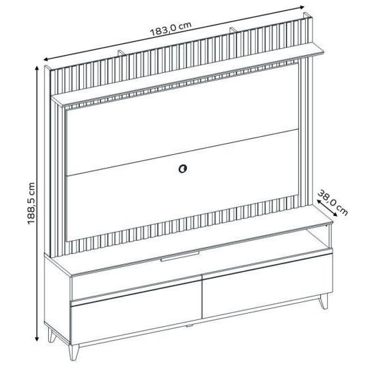 SUPER OFERTA DEL MES!!! HOME THEATER 1830 NT1340 NOTAVEL FREIJO TREND/NEGRO TX | Clasipar Muebles para el hogar - SUPER OFERTA DEL MES!!! HOME THEATER 1830 NT1340 NOTAVEL FREIJO TREND/NEGRO TX