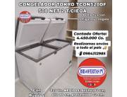 CONGELADOR TOKYO 508 LITROS TCON520DF HORIZONTAL 2 TAPAS CONGELADOR TOKYO 508 LITROS TCON520DF HORIZONTAL 2 TAPAS