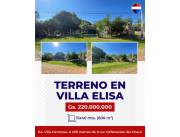 VENDO TERRENO EN VILLA ELISA VENDO TERRENO EN VILLA ELISA