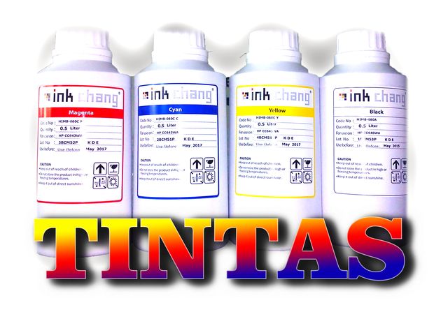 Tinta por botellas para recarga de cartuchos de tinta HP en colores y negro  #34537 | Clasipar.com en Paraguay