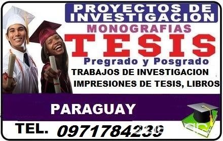 Otros Servicios - TESIS PARA UNIVERSIDADES Y PROYECTOS. MONOGRAFIAS