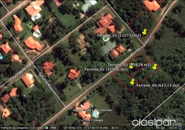 Vendo terreno en zona centro de sanber, 759 m2. San bernardino, san ber, club nautico — foto 2
