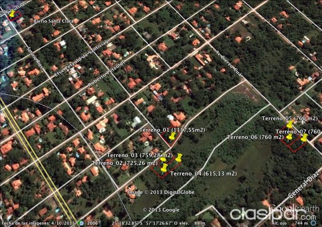 Vendo terreno en zona centro de sanber, 759 m2. San bernardino, san ber, club nautico — foto 3