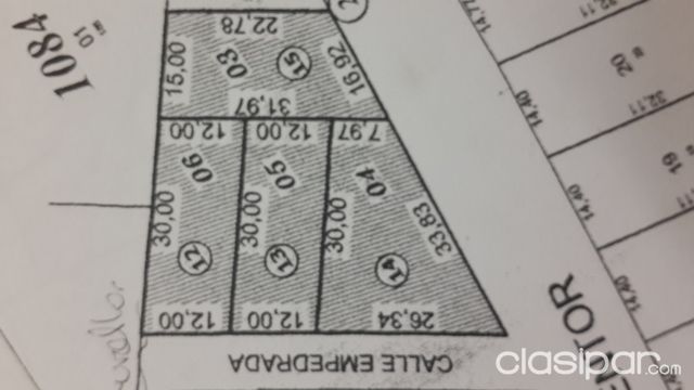 4 terrenos en esquina zona rotonda mariano. — foto 2