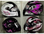 Vendo cascos para dama LS2 con certificación americana...