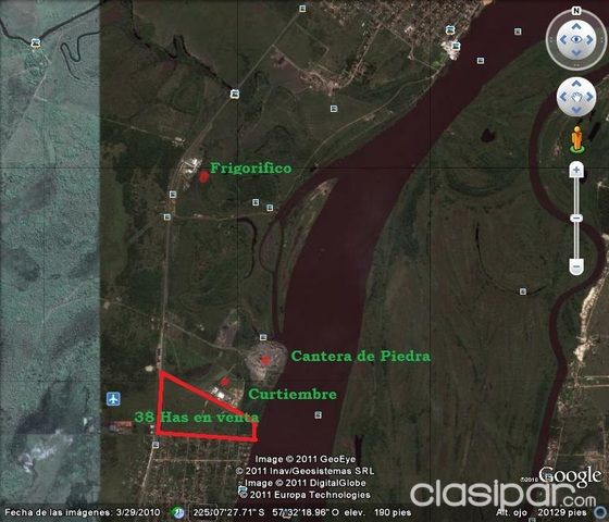 POR RIO a 6 km, de TOSA 38 Ha, Sobre RIO PARAGUAY y RUTA TRANCHACO — foto 3