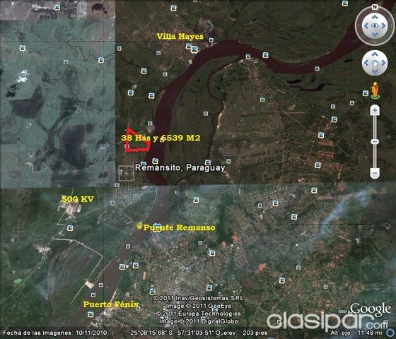 A 6 km, de TOSA 38 Ha, Sobre RIO PARAGUAY y RUTA TRANCHACO — foto 2