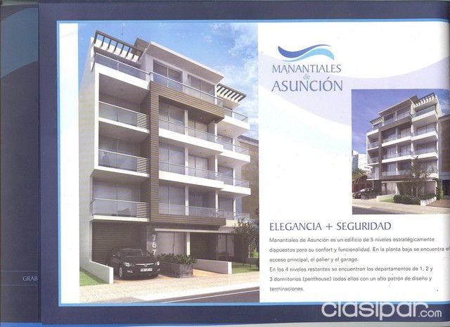 VENDO DEPARTAMENTOS A ESTRENAR EN EL LUJOSO EDIFICIO MANANTIALES DE ASUNCIÓN — foto 2