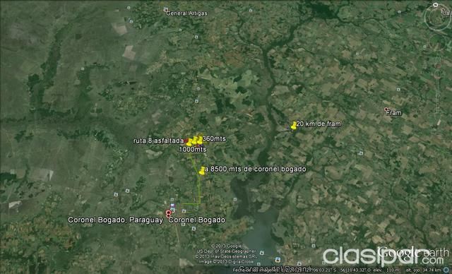vendo terreno de 20ha con casa quinta y arroyos en Cnel Bogado — foto 3