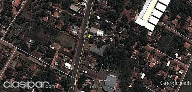 SOBRE RUTA LUQUE-SAN LORENZO, VENDO 1.450 M2. (33X44) TERRENO, TINGLADO, EDIFICIO CON SALONES Y DEPARTAMENTOS. — foto 2