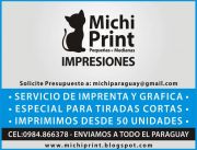 • SERVICIO DE IMPRENTA Y GRAFICA • ESPECIAL PARA TIRADAS CORTAS • IMPRIMIMOS DESDE 50 UNIDADES •