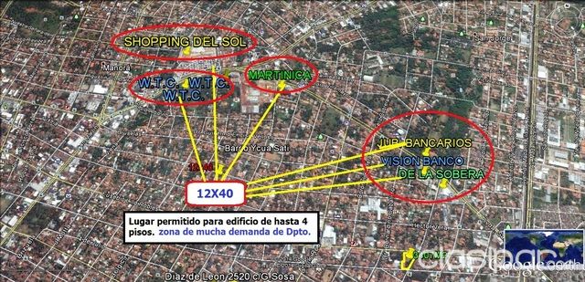 Un terreno de 12x40, en la Zona W.T.C. Martinica, Shopping del Sol, Sherantong — foto 2
