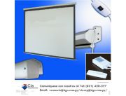 PANTALLA ELECTRICA para Proyector DE 240a x 180 L