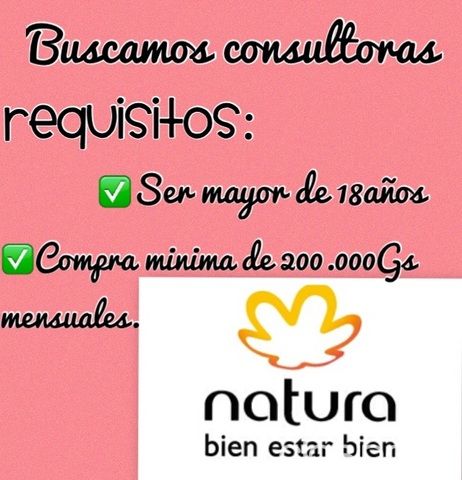 Natura Py necesita consultoras #920087  en Paraguay