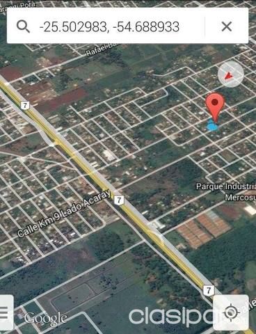 Remato terreno Titulado 12x45, km 85 lado monday, CDE — foto 3