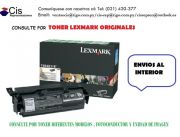 TONER LEXMARK ORIGINALES