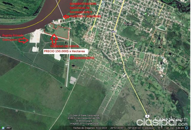 TERRENO PARA PUERTO PRIVADO EN PILAR — foto 2