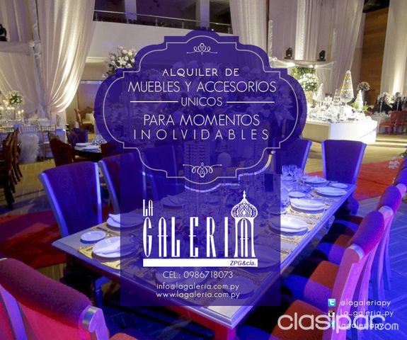 LA GALERIA. Alquiler de Muebles y Accesorios para eventos — foto 2
