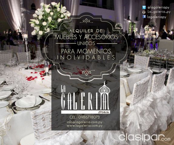 LA GALERIA. Alquiler de Muebles y Accesorios para eventos — foto 3