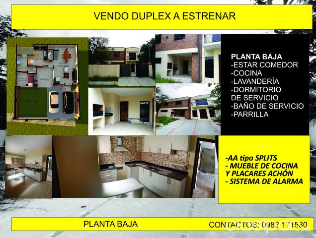 VENDO DUPLEX A ESTRENAR BARRIO MBURUKUYA — foto 2