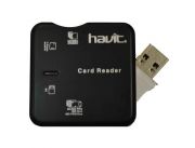 MINI LECTOR Y ESCRITOR DE MEMORIAS USB PARA MEMORIAS SD MICRO SD T-FLASH MMC MARCA HAVIT MODELO HV-C04