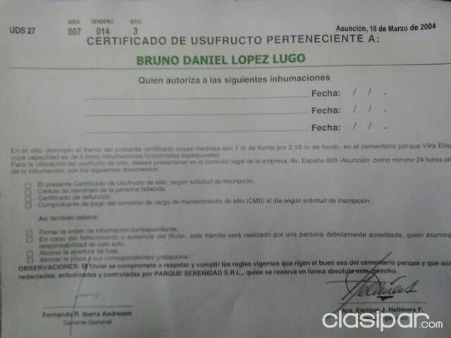 Vendo Terreno en Parque Serenidad — foto 2