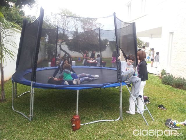Fiestas / Eventos - combo de cama elastica + mesa de tejo + futbolito por todo el evento a precio de 2 horas