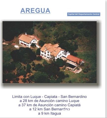 VENDO TREMENDA, HERMOSA PROPIEDAD EN AREGUA UN LUJO DE 16 HECTAREAS — foto 2