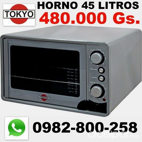 Horno Electrico TOKYO 45 Litros Nuevo sin Uso #584854 | Clasipar.com en  Paraguay