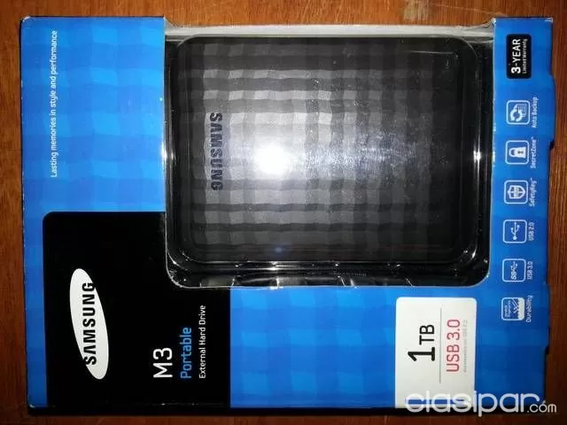 Papúa Nueva Guinea puramente Lógicamente Disco duro externo Samsung de 1 tb. Nuevos en caja. #762072 | Clasipar.com  en Paraguay