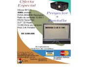 Proyector + Pantalla Super Precio