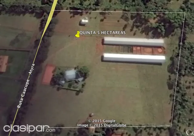 QUINTA DE 4,2 HECTAREAS. SOBRE RUTA, COMPAÑIA CABAÑAS, CAACUPE. — foto 2