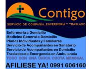 CONTIGO Acompañantes en Sanatorio y Domicilio Paraguay