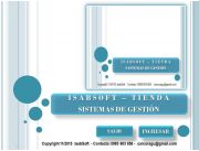 ISABSOFT - SISTEMAS - PROYECTOS - SITIOS WEB - INVENTARIO - FORMULARIOS E INFORMES